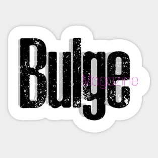 Bulge Magazine Fan Shirt Sticker